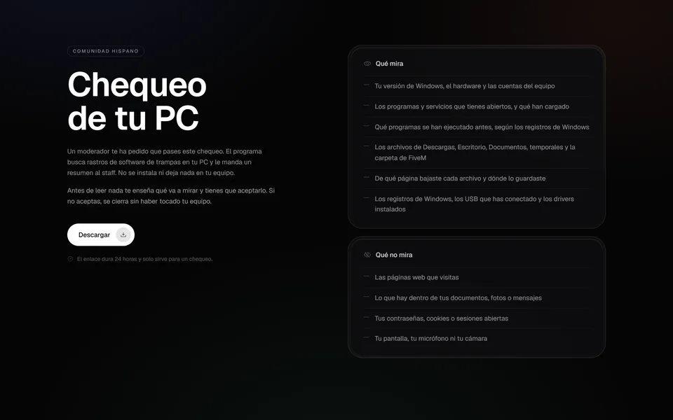 Chequeo de PC — captura 4