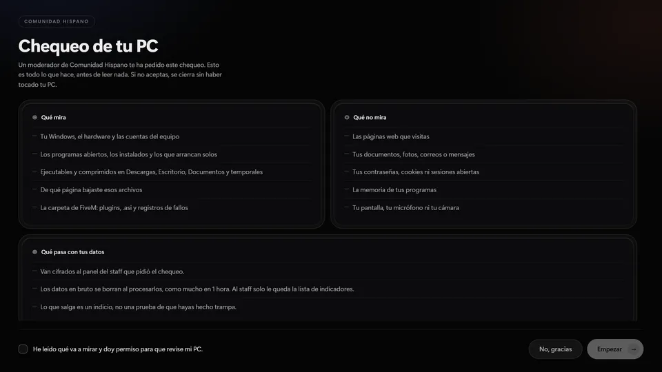 Chequeo de PC — captura 1