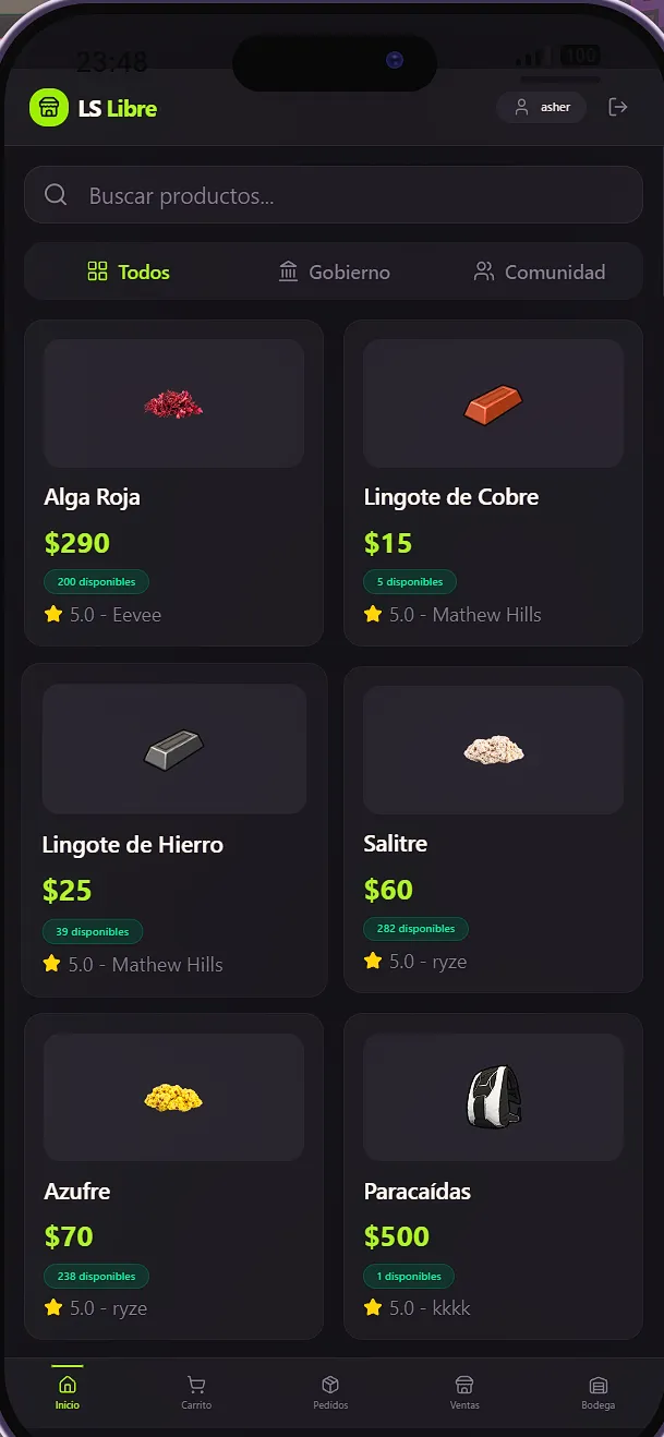 LS Libre — captura 1
